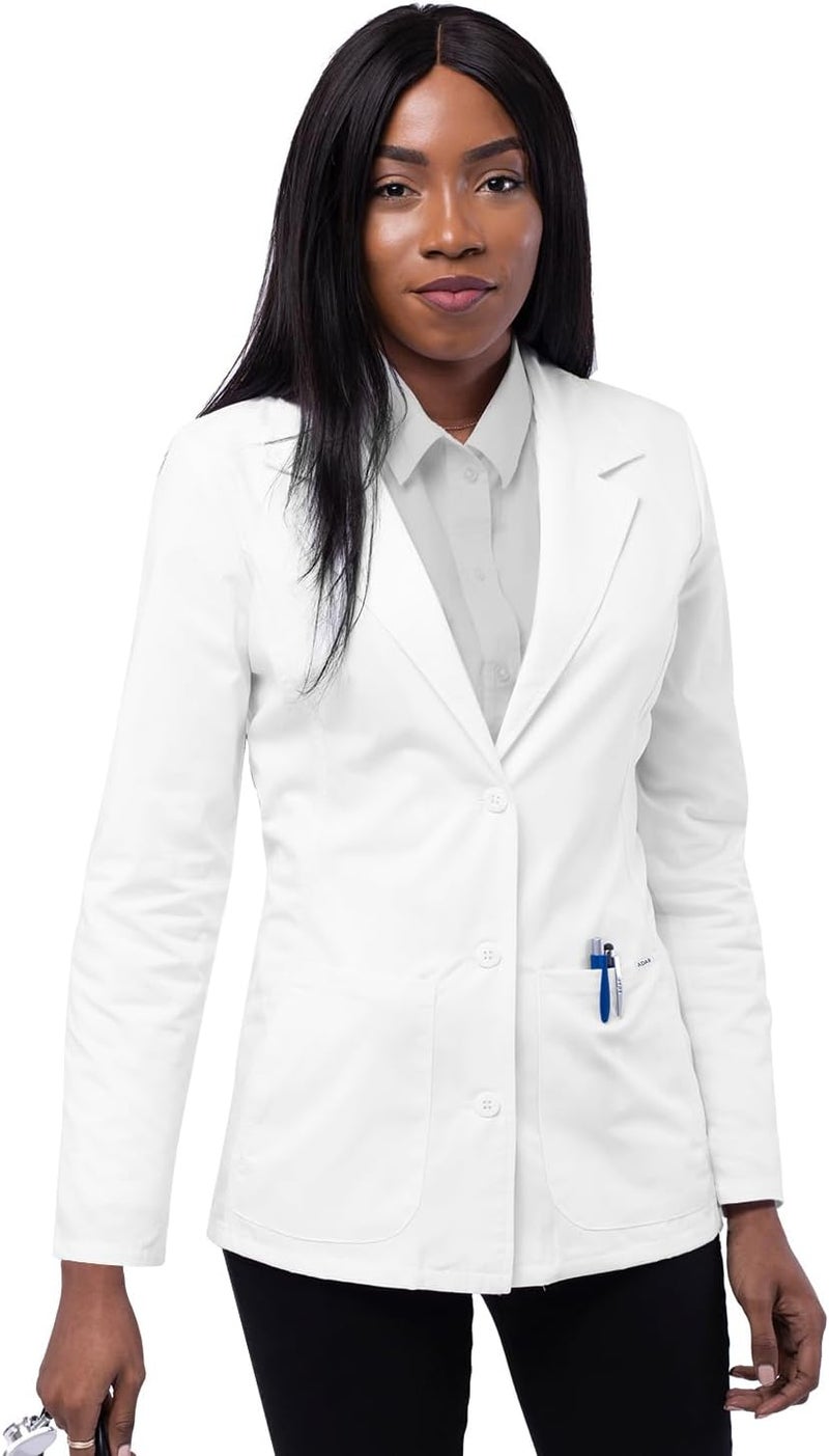 Adar Uniforms Adar Universal Lab Coats for Women - Tailored 28" Consultation Lab Coat - Image 1